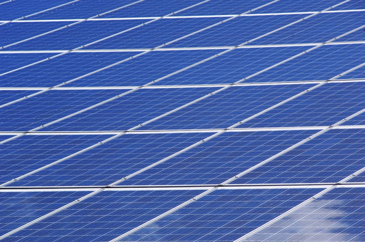 An Array of Photovoltaic Panels on a roof
